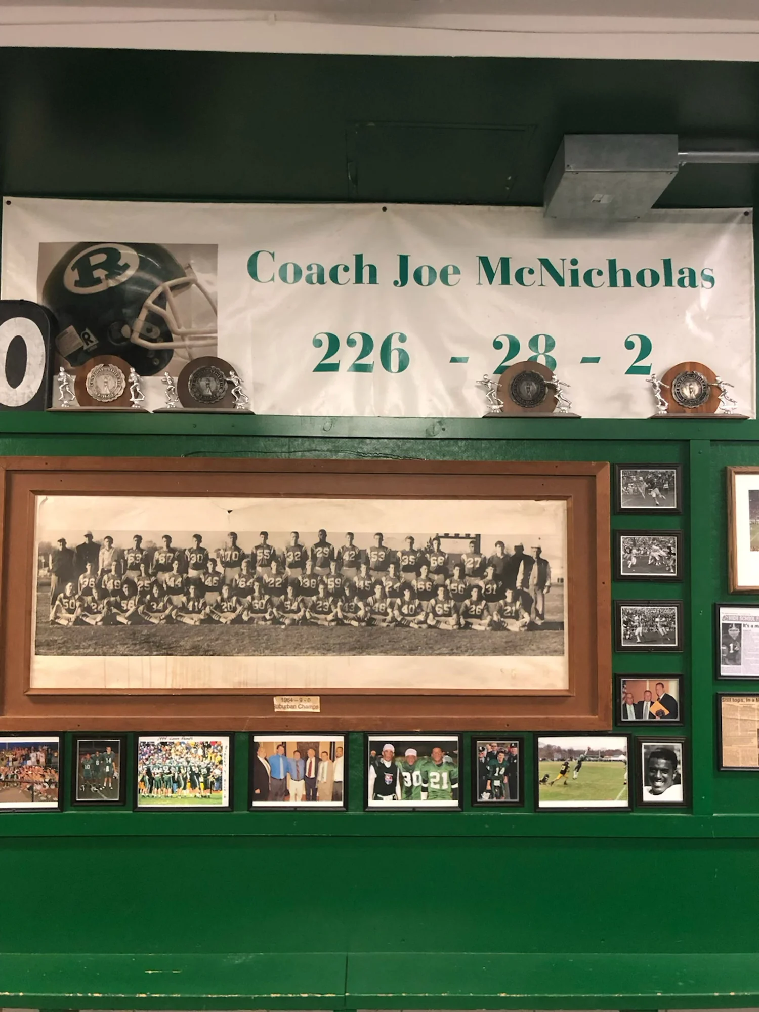 Coach Joe McNicholas History