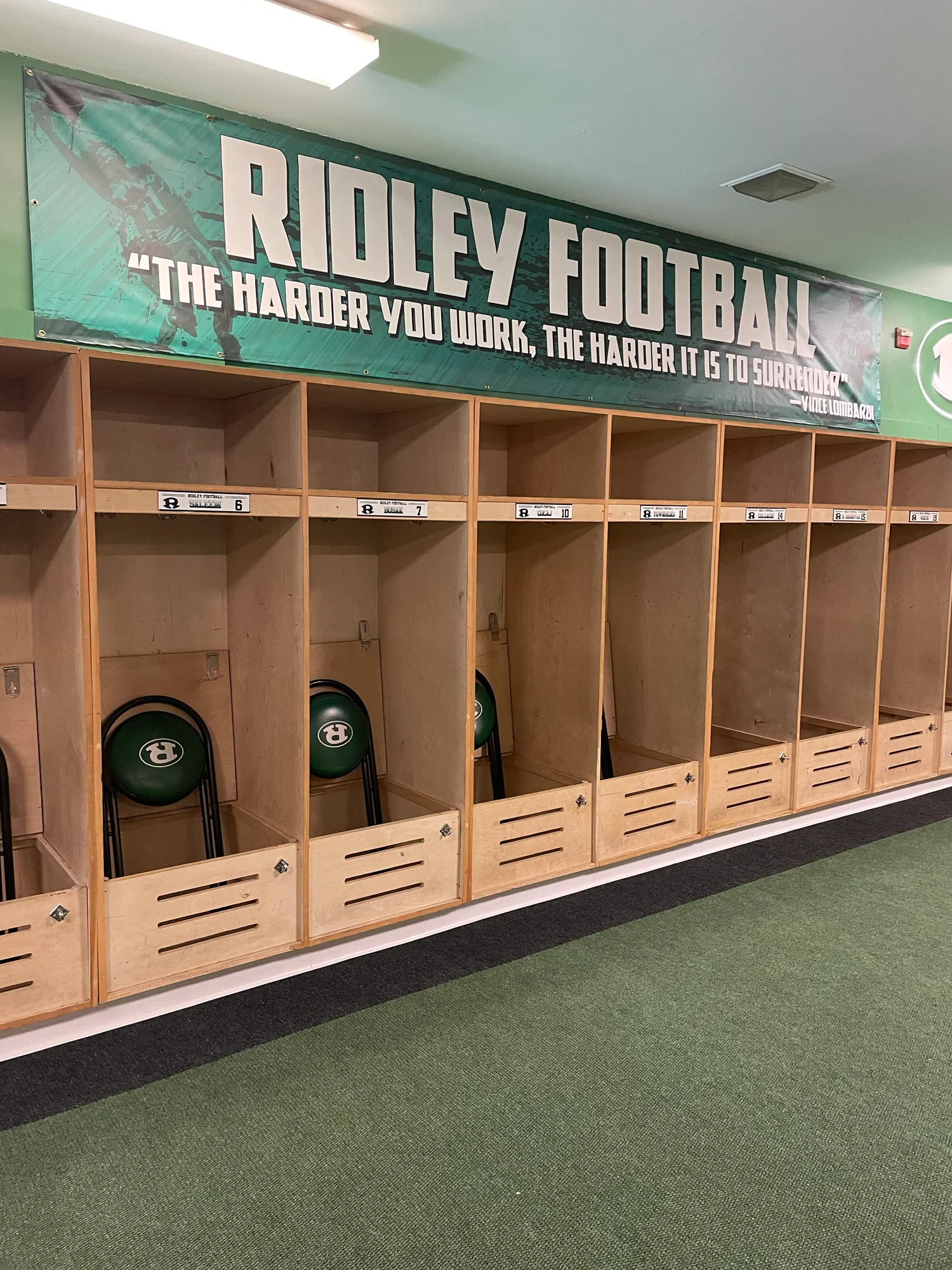 Ridley Football Locker Room